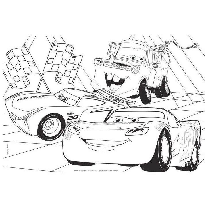 Puzzle MaxiFloor double face - Cars - LISCIANIGIOCHI - 2 x 60 pieces - Des 4 ans Puzzle MaxiFloor double face - Cars - LISCIANIGIOCHI - 2 x 60 pieces - Des 4 ans