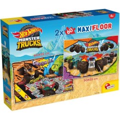 Puzzle MaxiFloor - HotWheels - LISCIANIGIOCHI - 2 x 60 pieces - Des 4
