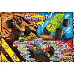 Puzzle MaxiFloor - HotWheels - LISCIANIGIOCHI - 2 x 60 pieces - Des 4 ans