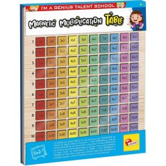 TALENT SCHOOL Table de Multiplication Magnétique Bois - LISCIANIGIOCH