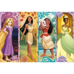 Puzzle MaxiFloor double face - Princesses - LISCIANIGIOCHI - 2 x 60 pi