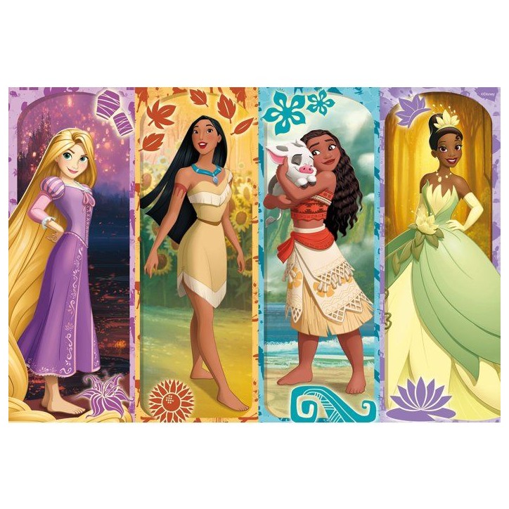 Puzzle MaxiFloor double face - Princesses - LISCIANIGIOCHI - 2 x 60 pieces - Des 4 ans Puzzle MaxiFloor double face - Princesses - LISCIANIGIOCHI - 2 x 60 pieces - Des 4 ans