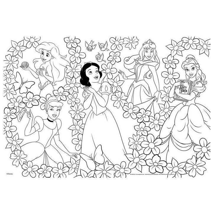 Puzzle MaxiFloor double face - Princesses - LISCIANIGIOCHI - 2 x 60 pieces - Des 4 ans Puzzle MaxiFloor double face - Princesses - LISCIANIGIOCHI - 2 x 60 pieces - Des 4 ans