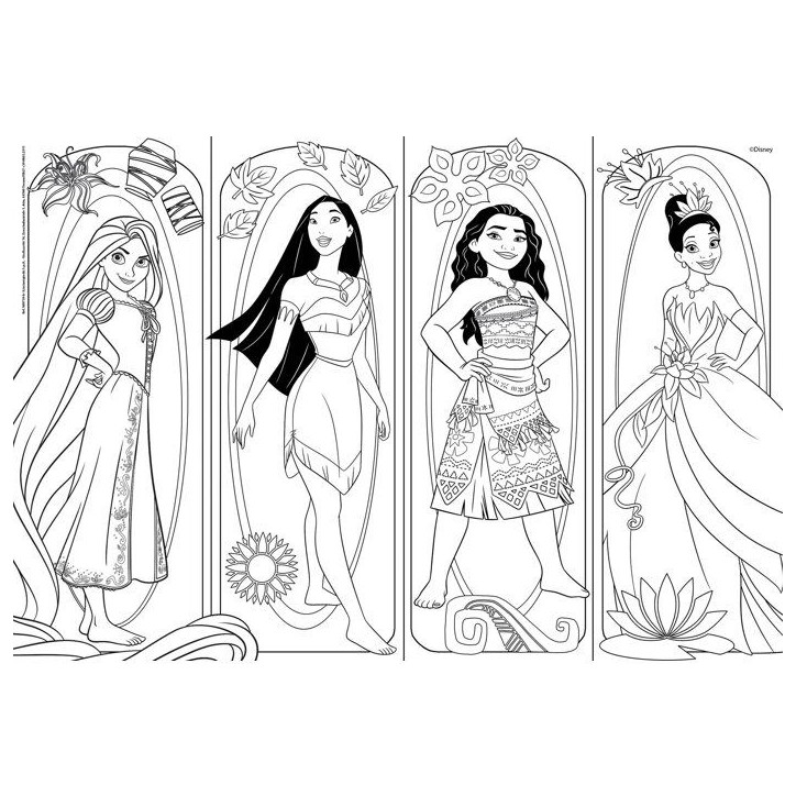Puzzle MaxiFloor double face - Princesses - LISCIANIGIOCHI - 2 x 60 pieces - Des 4 ans Puzzle MaxiFloor double face - Princesses - LISCIANIGIOCHI - 2 x 60 pieces - Des 4 ans
