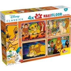 Puzzle MaxiFloor - Le Roi Lion - LISCIANIGIOCHI - 4 x 48 pieces - Des