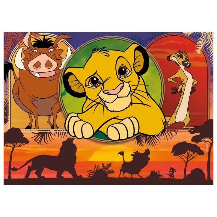 Puzzle MaxiFloor - Le Roi Lion - LISCIANIGIOCHI - 4 x 48 pieces - Des 4 ans Puzzle MaxiFloor - Le Roi Lion - LISCIANIGIOCHI - 4 x 48 pieces - Des 4 ans