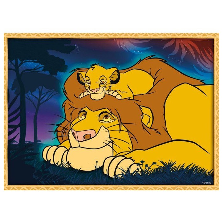 Puzzle MaxiFloor - Le Roi Lion - LISCIANIGIOCHI - 4 x 48 pieces - Des 4 ans Puzzle MaxiFloor - Le Roi Lion - LISCIANIGIOCHI - 4 x 48 pieces - Des 4 ans
