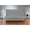 COMFORT BULTEX Banquette clic-clac 3 places - Tissu gris - Made in Fra