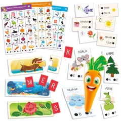 CAROTINA Stylo Parlant Valisette Aventure des Lettres et Mots - LISCIANIGIOCHI - Alphabet & Quiz - Des 3 ans