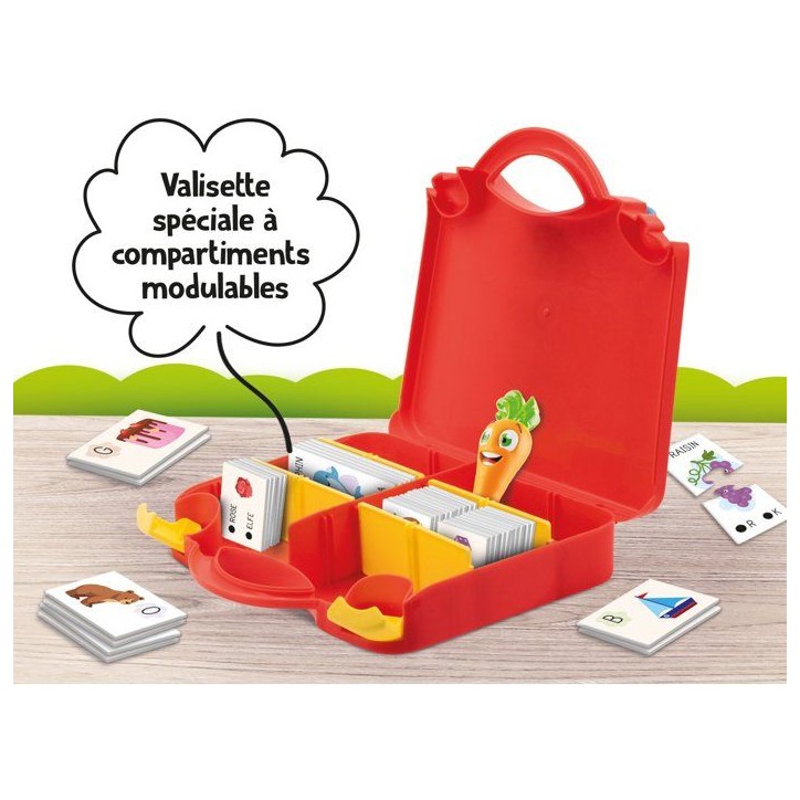 CAROTINA Stylo Parlant Valisette Aventure des Lettres et Mots - LISCIANIGIOCHI - Alphabet & Quiz - Des 3 ans CAROTINA Stylo Parlant Valisette Aventure des Lettres et Mots - LISCIANIGIOCHI - Alphabet & Quiz - Des 3 ans
