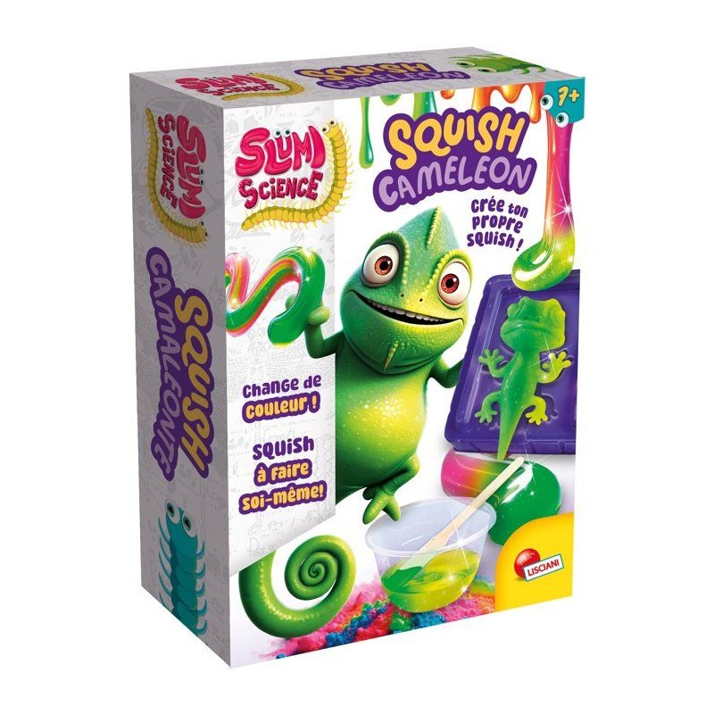 SLUMI SCIENCE Pocket Caméléon Squish - Kit Créatif - LISCIANIGIOCHI