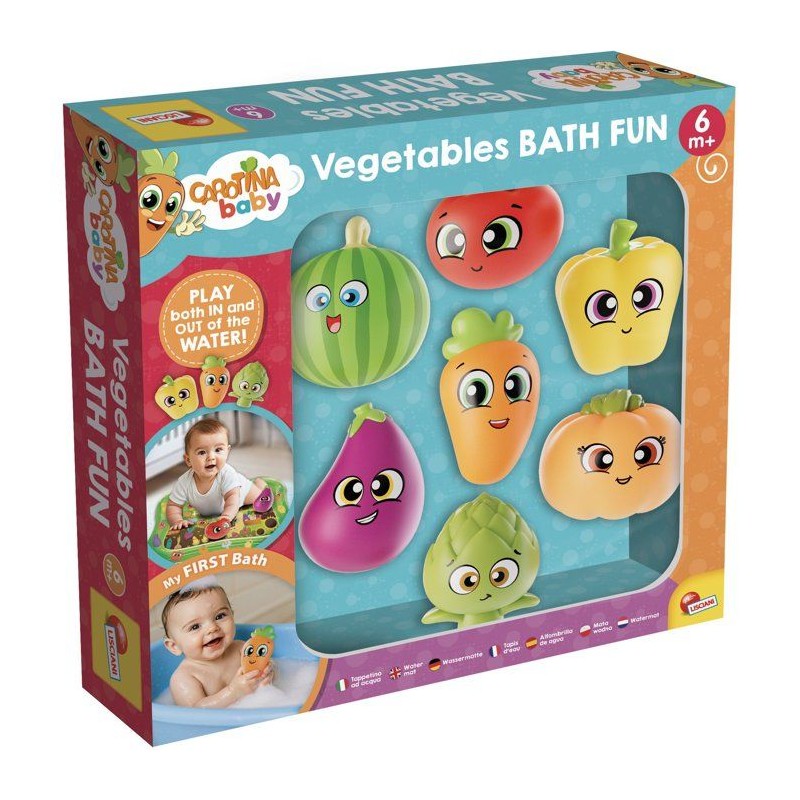 CAROTINA Baby Potager de Bain - Jeu de Bain - LISCIANIGIOCHI - Jouets