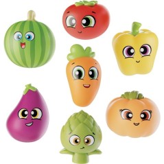 CAROTINA Baby Potager de Bain - Jeu de Bain - LISCIANIGIOCHI - Jouets Flottants & Couleurs Vives - Des 6 mois