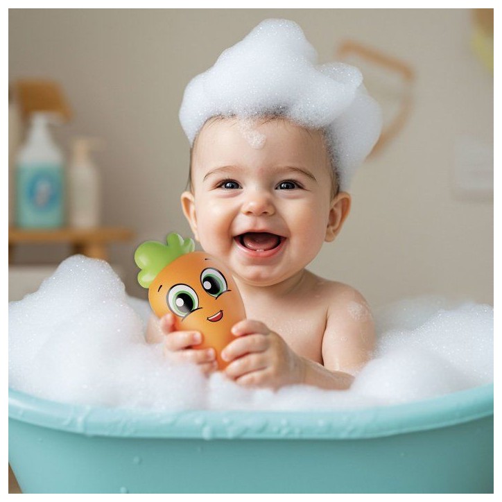 CAROTINA Baby Potager de Bain - Jeu de Bain - LISCIANIGIOCHI - Jouets Flottants & Couleurs Vives - Des 6 mois CAROTINA Baby Potager de Bain - Jeu de Bain - LISCIANIGIOCHI - Jouets Flottants & Couleurs Vives - Des 6 mois