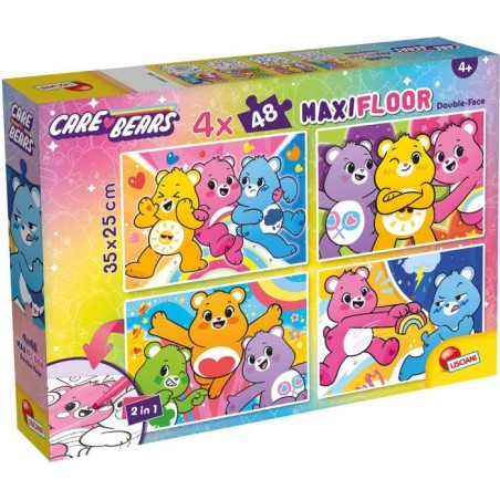 Puzzle MaxiFloor - Care Bears - LISCIANIGIOCHI - 4 x 48 pieces - Des 4