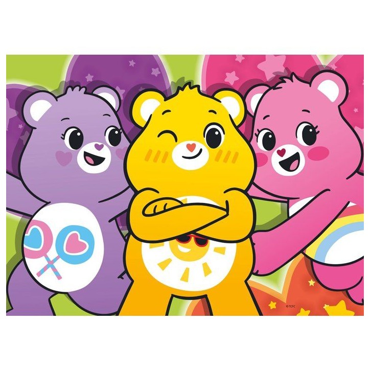 Puzzle MaxiFloor - Care Bears - LISCIANIGIOCHI - 4 x 48 pieces - Des 4 ans Puzzle MaxiFloor - Care Bears - LISCIANIGIOCHI - 4 x 48 pieces - Des 4 ans