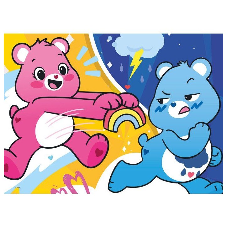 Puzzle MaxiFloor - Care Bears - LISCIANIGIOCHI - 4 x 48 pieces - Des 4 ans Puzzle MaxiFloor - Care Bears - LISCIANIGIOCHI - 4 x 48 pieces - Des 4 ans