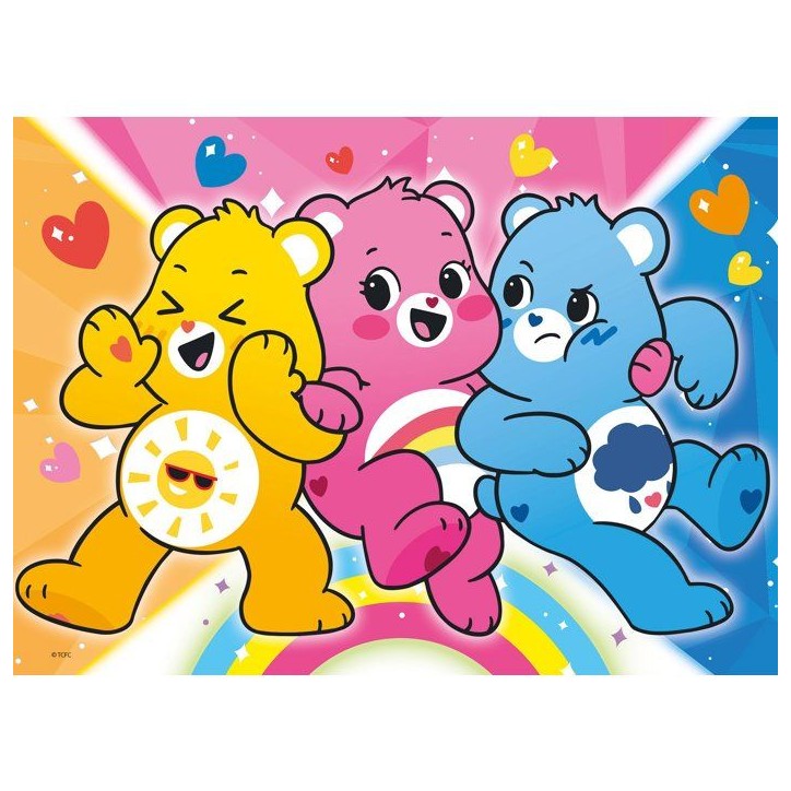 Puzzle MaxiFloor - Care Bears - LISCIANIGIOCHI - 4 x 48 pieces - Des 4 ans Puzzle MaxiFloor - Care Bears - LISCIANIGIOCHI - 4 x 48 pieces - Des 4 ans