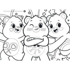 Puzzle MaxiFloor - Care Bears - LISCIANIGIOCHI - 4 x 48 pieces - Des 4