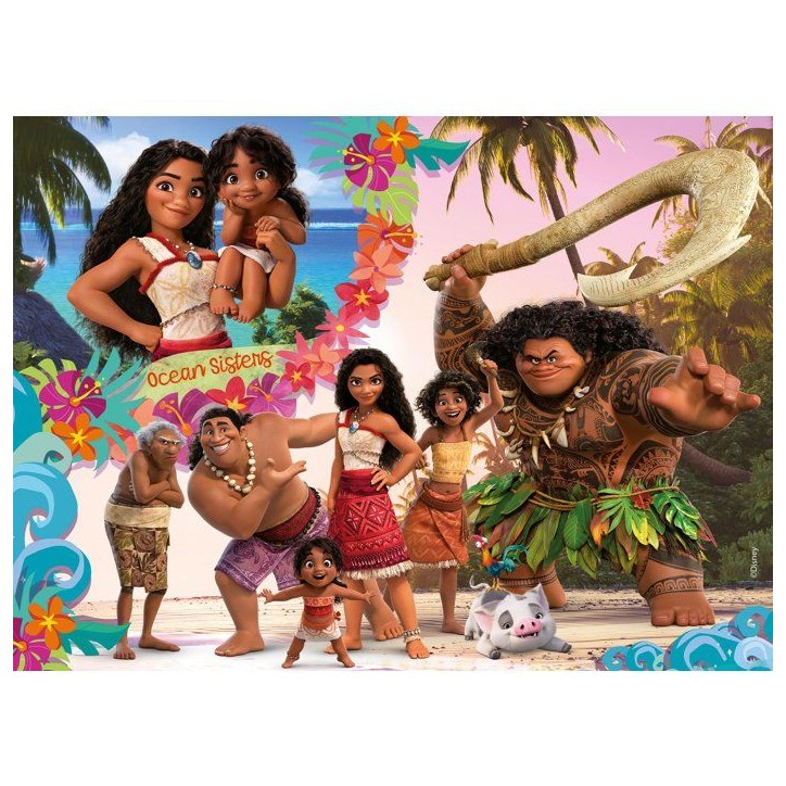 Puzzle MaxiFloor - Vaiana 2 - LISCIANIGIOCHI - 4 x 48 pieces - Des 4 ans Puzzle MaxiFloor - Vaiana 2 - LISCIANIGIOCHI - 4 x 48 pieces - Des 4 ans
