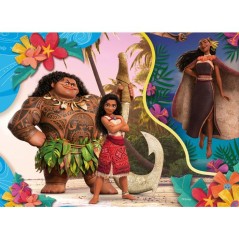 Puzzle MaxiFloor - Vaiana 2 - LISCIANIGIOCHI - 4 x 48 pieces - Des 4 a