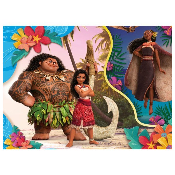Puzzle MaxiFloor - Vaiana 2 - LISCIANIGIOCHI - 4 x 48 pieces - Des 4 ans Puzzle MaxiFloor - Vaiana 2 - LISCIANIGIOCHI - 4 x 48 pieces - Des 4 ans