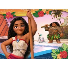 Puzzle MaxiFloor - Vaiana 2 - LISCIANIGIOCHI - 4 x 48 pieces - Des 4 a