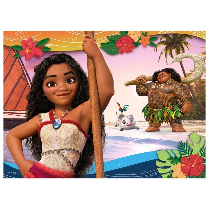 Puzzle MaxiFloor - Vaiana 2 - LISCIANIGIOCHI - 4 x 48 pieces - Des 4 ans Puzzle MaxiFloor - Vaiana 2 - LISCIANIGIOCHI - 4 x 48 pieces - Des 4 ans