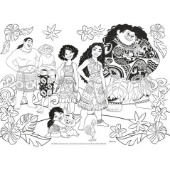 Puzzle MaxiFloor - Vaiana 2 - LISCIANIGIOCHI - 4 x 48 pieces - Des 4 a