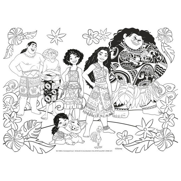 Puzzle MaxiFloor - Vaiana 2 - LISCIANIGIOCHI - 4 x 48 pieces - Des 4 ans Puzzle MaxiFloor - Vaiana 2 - LISCIANIGIOCHI - 4 x 48 pieces - Des 4 ans