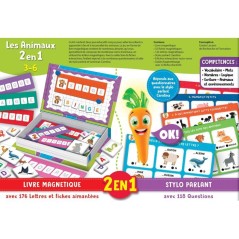 CAROTINA Stylo Parlant + Jouets Magnétiques 2-en-1 - LISCIANIGIOCHI -
