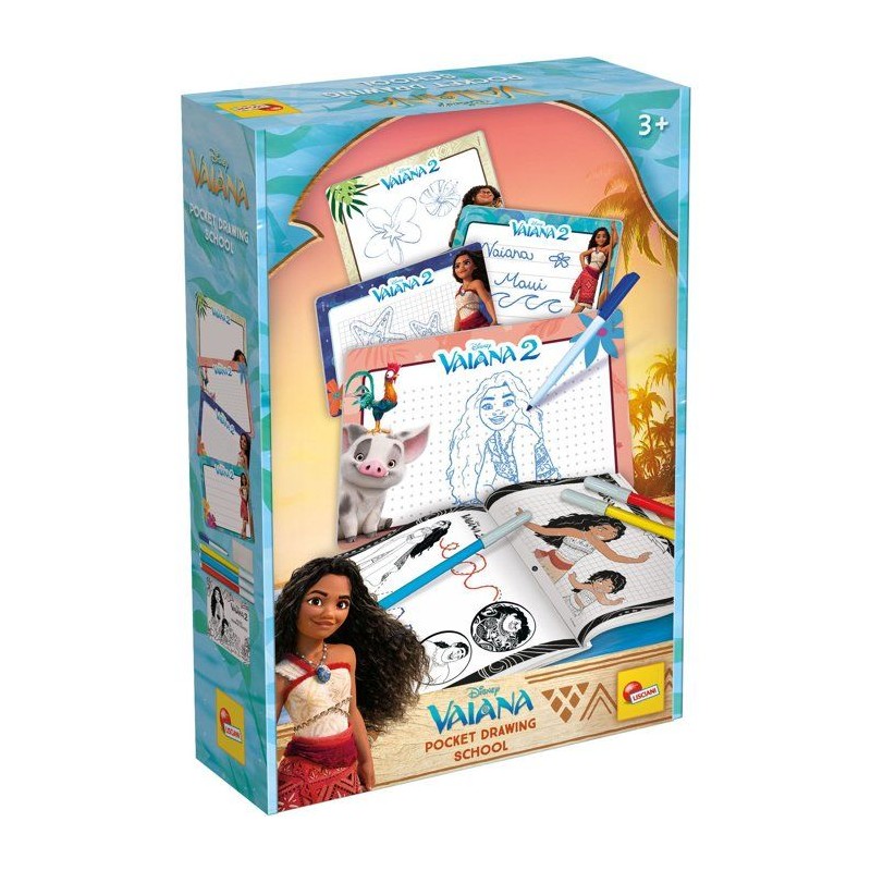 Pocket Studio de Dessin - Vaiana 2 - LISCIANIGIOCHI - Kit Dessin - Ard