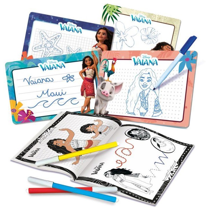 Pocket Studio de Dessin - Vaiana 2 - LISCIANIGIOCHI - Kit Dessin - Ardoises effaçables - Guide explicatif - Des 3 ans Pocket Studio de Dessin - Vaiana 2 - LISCIANIGIOCHI - Kit Dessin - Ardoises effaçables - Guide explicatif - Des 3 ans