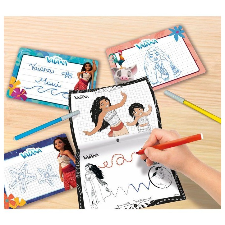 Pocket Studio de Dessin - Vaiana 2 - LISCIANIGIOCHI - Kit Dessin - Ardoises effaçables - Guide explicatif - Des 3 ans Pocket Studio de Dessin - Vaiana 2 - LISCIANIGIOCHI - Kit Dessin - Ardoises effaçables - Guide explicatif - Des 3 ans