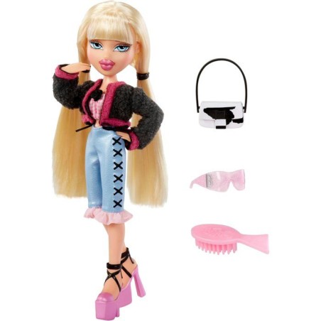 Bratz Goin' Out Poupée - Cloé - 1 Poupée Mannequin a Collectionner - Une Tenue, Un Sac a Main, Une Paire de Lunettes Soleil -