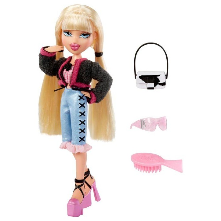 Bratz Goin' Out Poupée - Cloé - 1 Poupée Mannequin a Collectionner - Une Tenue, Un Sac a Main, Une Paire de Lunettes Soleil - Bratz Goin' Out Poupée - Cloé - 1 Poupée Mannequin a Collectionner - Une Tenue, Un Sac a Main, Une Paire de Lunettes Soleil -