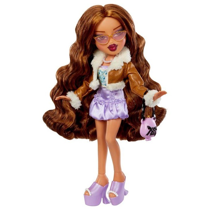 Bratz Goin' Out Poupée -Yasmin- 1 Poupée Mannequin a Collectionner - Une Tenue, Un Sac a Main, Une Paire de Lunettes Soleil - Bratz Goin' Out Poupée -Yasmin- 1 Poupée Mannequin a Collectionner - Une Tenue, Un Sac a Main, Une Paire de Lunettes Soleil -