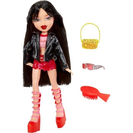 Bratz Goin' Out Poupée - Jade - 1 Poupée Mannequin a Collectionner - Une Tenue, Un Sac a Main, Une Paire de Lunettes Soleil -