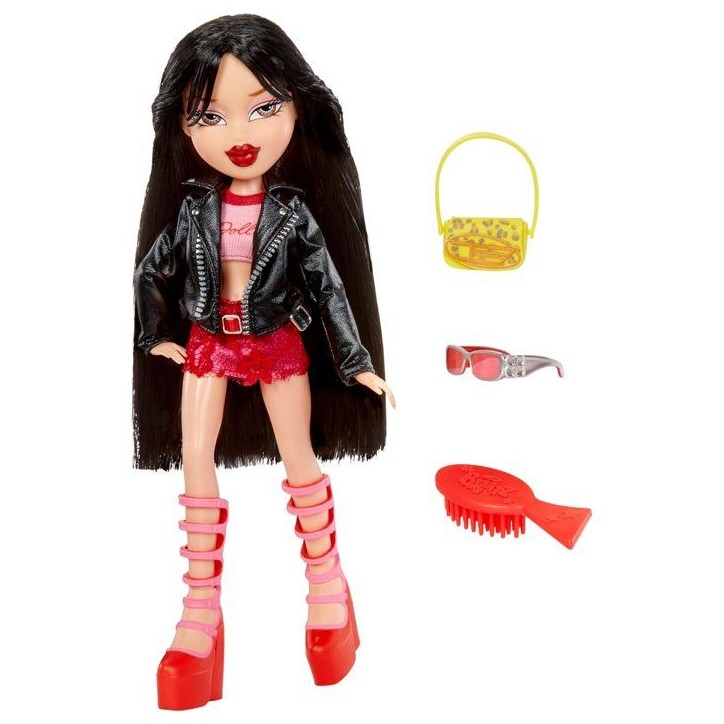 Bratz Goin' Out Poupée - Jade - 1 Poupée Mannequin a Collectionner - Une Tenue, Un Sac a Main, Une Paire de Lunettes Soleil - Bratz Goin' Out Poupée - Jade - 1 Poupée Mannequin a Collectionner - Une Tenue, Un Sac a Main, Une Paire de Lunettes Soleil -