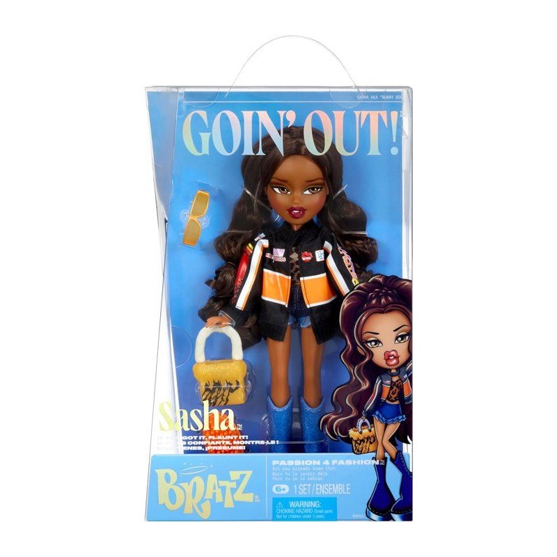 Bratz Goin' Out Poupée - Sasha - 1 Poupée Mannequin a Collectionner