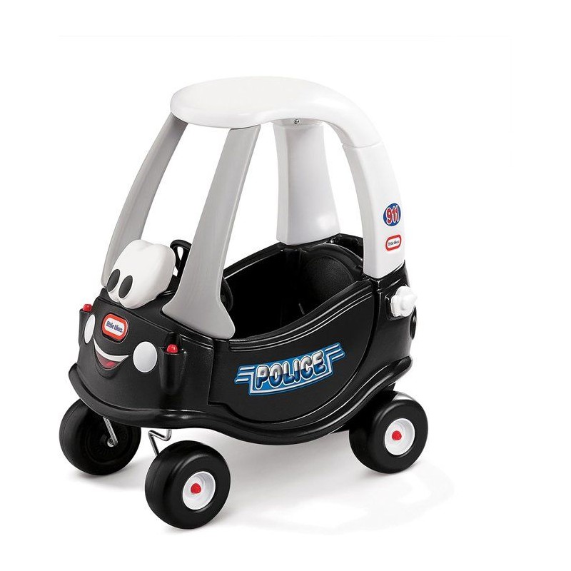 Cozy Coupe - Little Tikes - Police - Voiture enfant - Portes, Klaxon e