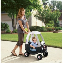 Cozy Coupe - Little Tikes - Police - Voiture enfant - Portes, Klaxon e