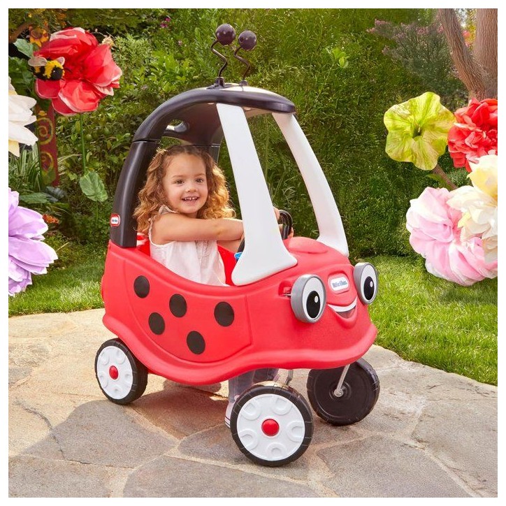 Cozy Coupe - Little Tikes - Coccinelle - Voiture enfant - Portes, Klaxon et Plancher a retirer - Des 18 mois Cozy Coupe - Little Tikes - Coccinelle - Voiture enfant - Portes, Klaxon et Plancher a retirer - Des 18 mois