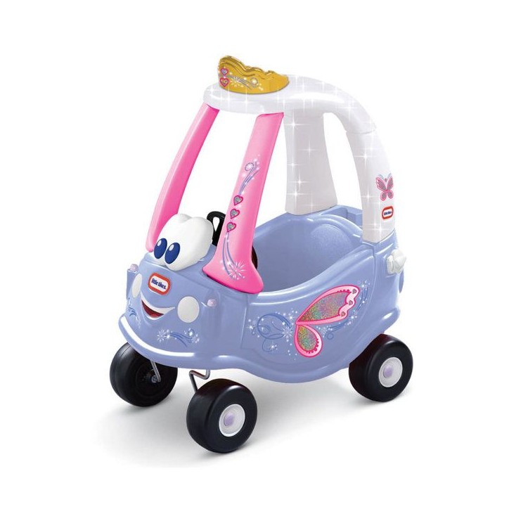 Cozy Coupe - Little Tikes - Fairy - Voiture enfant - Portes, Klaxon et Plancher a retirer - Des 18 mois Cozy Coupe - Little Tikes - Fairy - Voiture enfant - Portes, Klaxon et Plancher a retirer - Des 18 mois