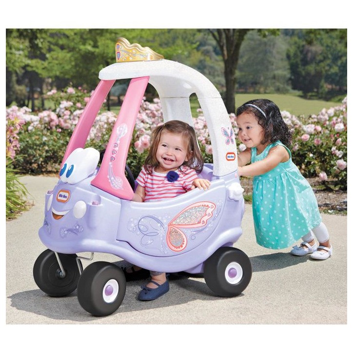 Cozy Coupe - Little Tikes - Fairy - Voiture enfant - Portes, Klaxon et Plancher a retirer - Des 18 mois Cozy Coupe - Little Tikes - Fairy - Voiture enfant - Portes, Klaxon et Plancher a retirer - Des 18 mois
