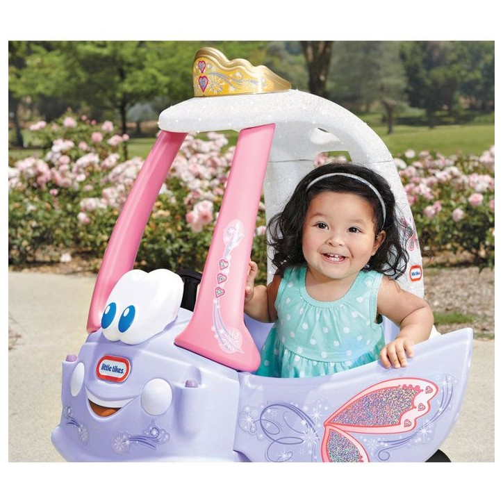 Cozy Coupe - Little Tikes - Fairy - Voiture enfant - Portes, Klaxon et Plancher a retirer - Des 18 mois Cozy Coupe - Little Tikes - Fairy - Voiture enfant - Portes, Klaxon et Plancher a retirer - Des 18 mois