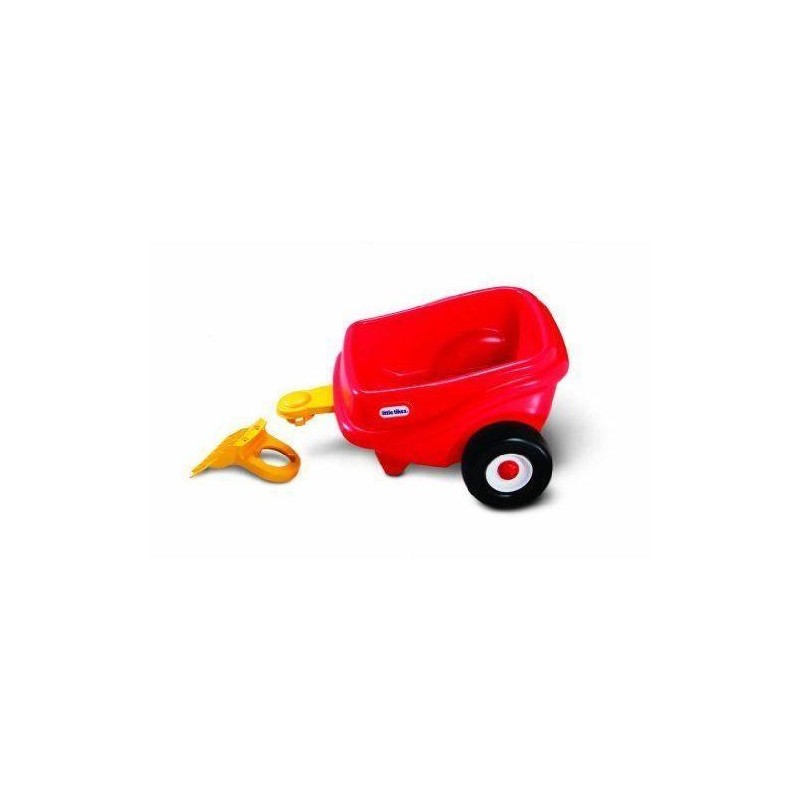 Cozy Coupe - Little Tikes - Remorque Rouge - S'adapte a la voiture Coz
