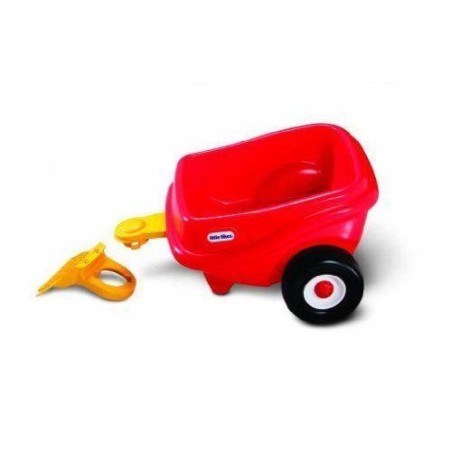 Cozy Coupe - Little Tikes - Remorque Rouge - S'adapte a la voiture Coz