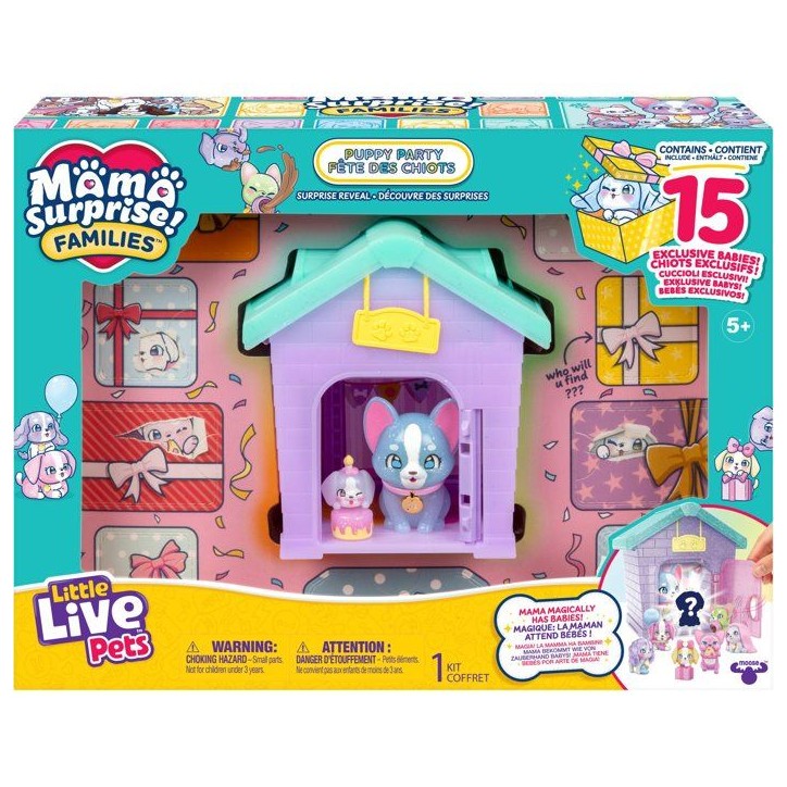 Coffret fete des chiots - LITTLE LIVE PETS - 1 maman et 15 chiots - Des 5 ans Coffret fete des chiots - LITTLE LIVE PETS - 1 maman et 15 chiots - Des 5 ans
