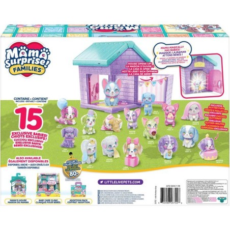 Coffret fete des chiots - LITTLE LIVE PETS - 1 maman et 15 chiots - Des 5 ans